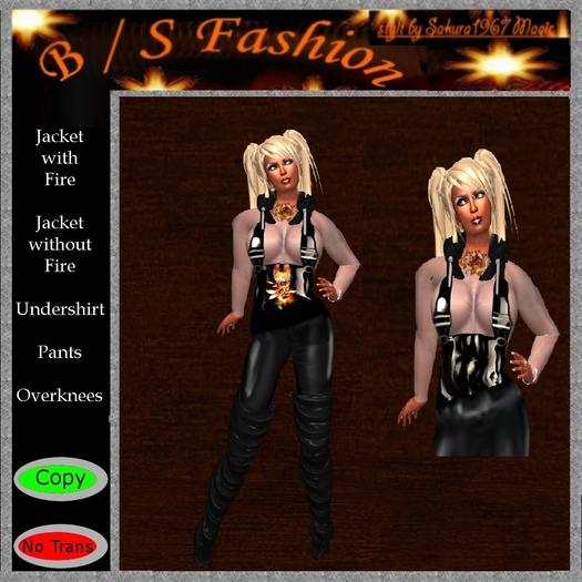 Fire Rose Latex Overall