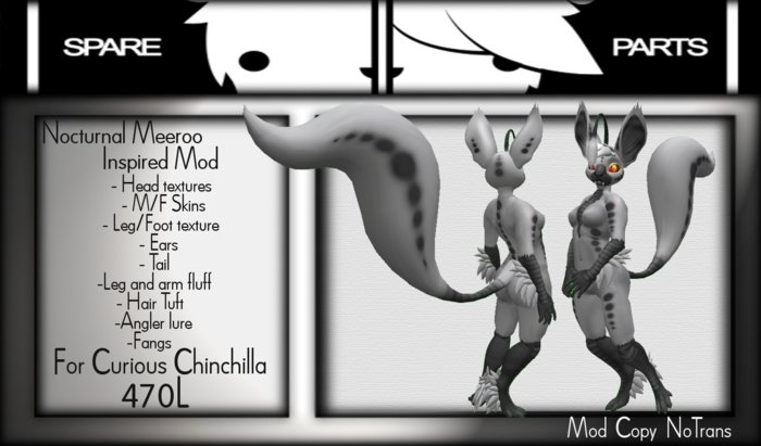 Nocturnal Meeroo inspired Mod Inverted