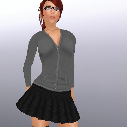 MG Designs Grey Ladies College Cardigan