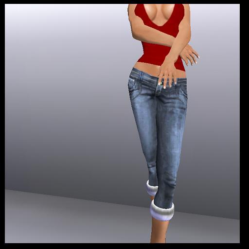 MG Designs  Stonewash Jean Capris