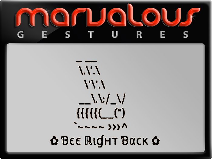 GESTURE - BEE RIGHT BACK 