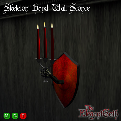 Haunting Skeleton Hand Wall Sconce 