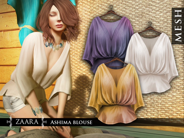 Zaara : [Mesh] Ashima Blouse *pastel pack*