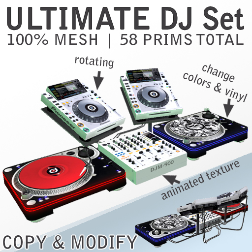 Utimate Dj Set White