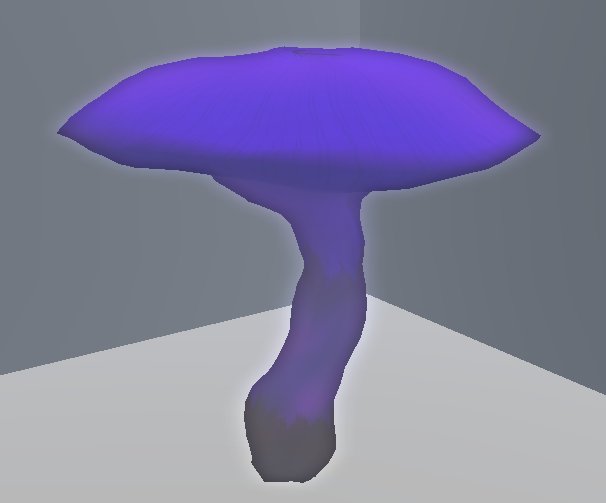 Color Changing Magic Mushroom Sculpted