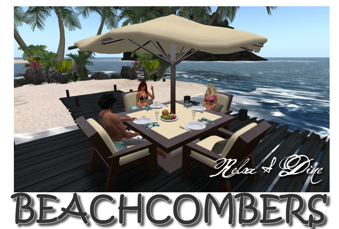 Beachcombers Outdoor Dinning Set - Sqaure - Color Change