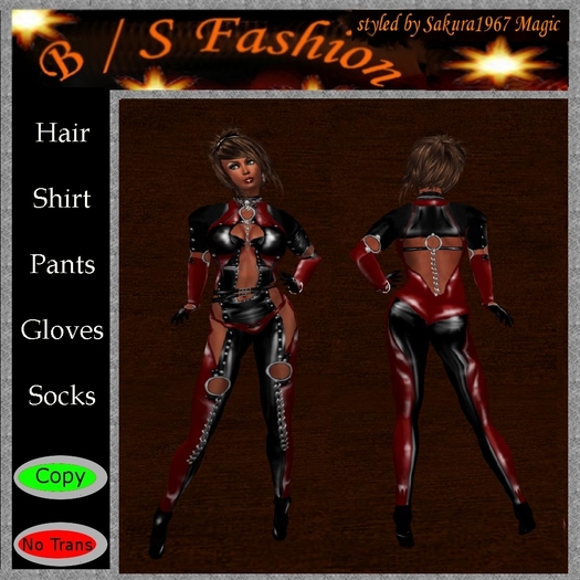 Red Black Latex Star