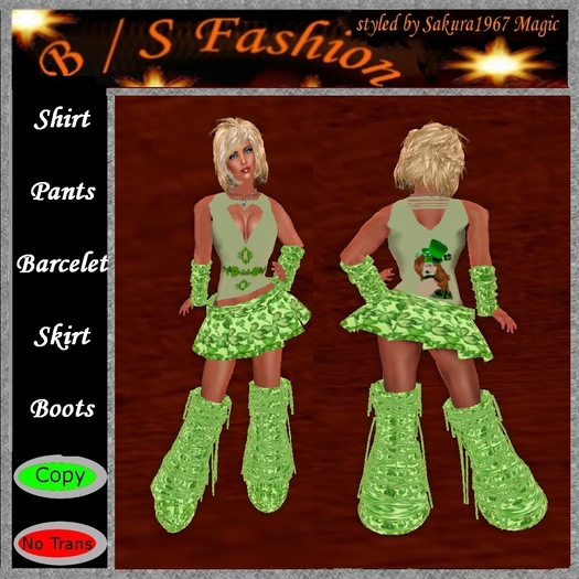 St. Patrick short Skirt