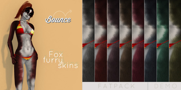 BOUNCE / Furry skins FOX / DEMO