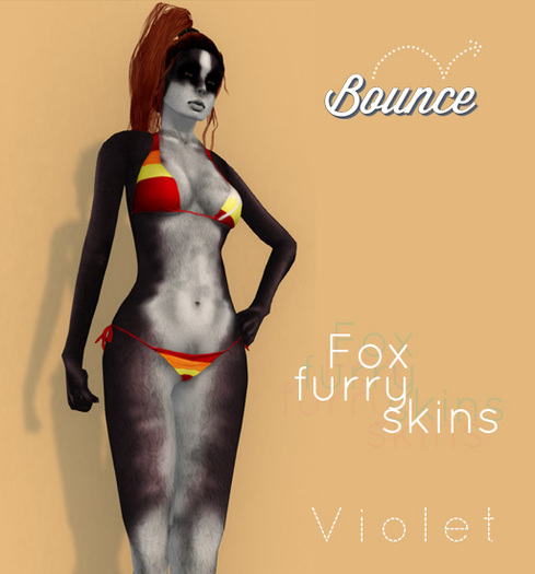 BOUNCE / Furry skins FOX / Violet