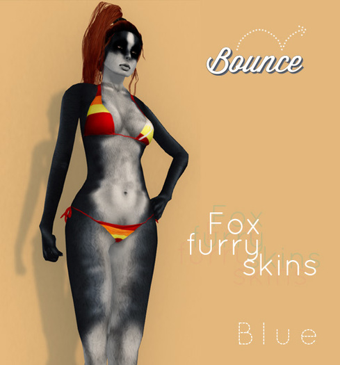 BOUNCE / Furry skins FOX / Blue