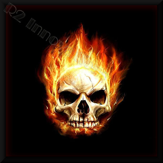 Burning Skull