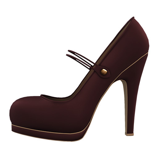 Ingenue :: Gatsby Heels :: Merlot