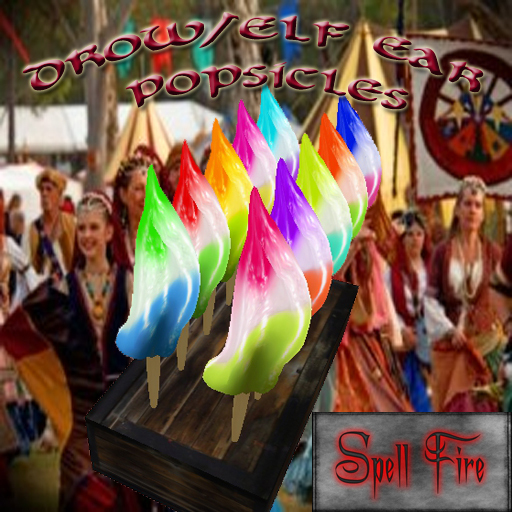 UD Spell Fire Drow/Elf Ice Ear Popsicles Lollies