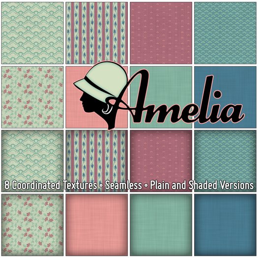 Amelia Coordinated Texture Pack - Baily Studio