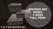 T-N-T 3 Wooden Sky Box Set