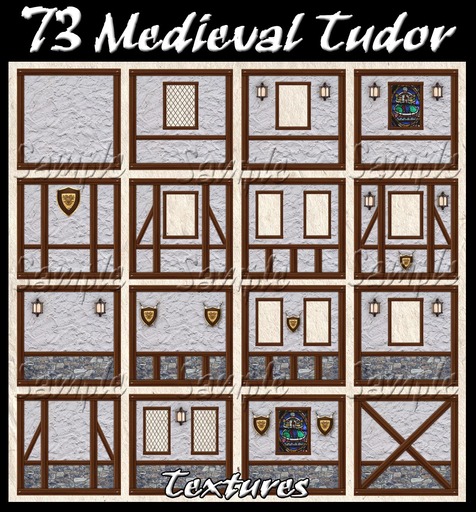75 MEDIEVAL TEXTURES - TUDOR TEXTURES /1024X1024