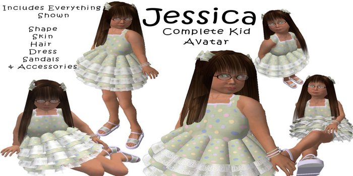 Complete Kid Child Avatar - Jessica