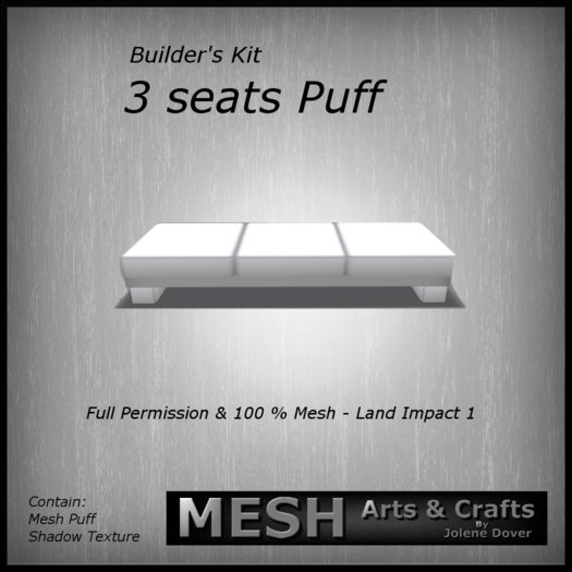 AC Mesh 3 Seats Puff