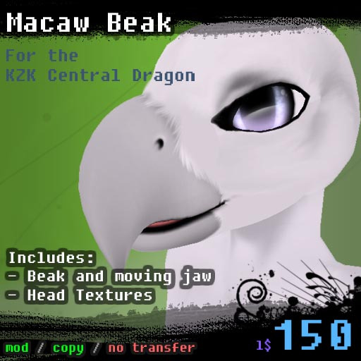 Macaw Beak ~ Central Dragon