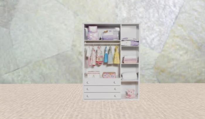 gabinete quarto de bebe