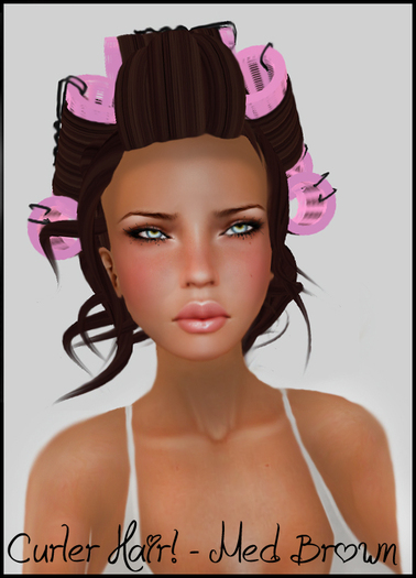 Curler Hair! - Med Brown