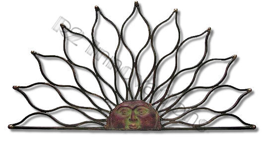 Half Sun Garden Plaque