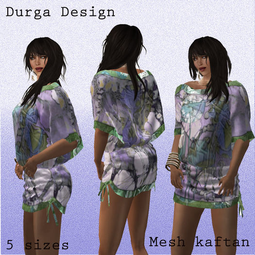 MESH KAFTAN PURPLE, Durga Design