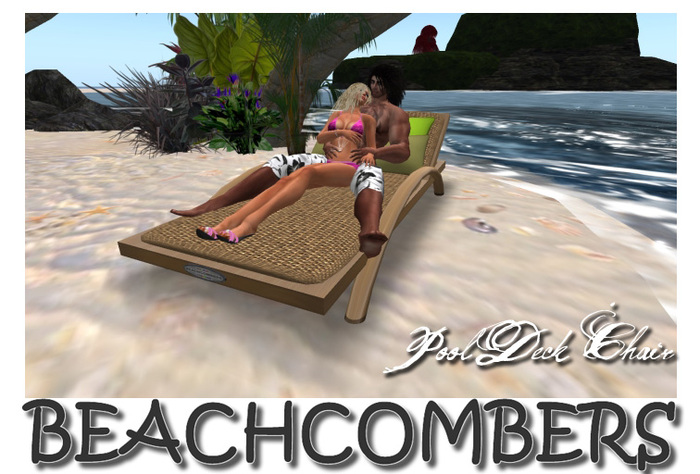 Beachcombers Poolside Deck Chair - Wicker - Color Change