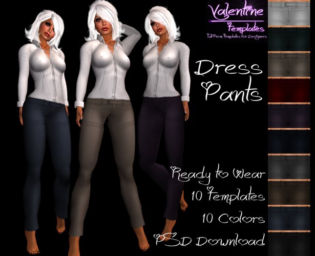 *VT* - Pinstripe Slacks 