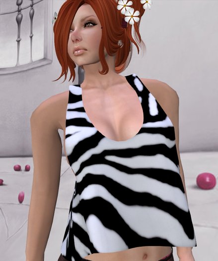 .::CM::. Mesh Tshirt top Zebra