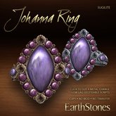 EarthStones Johanna Ring - Sugilite (BOX)