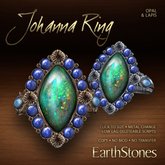 EarthStones Johanna Ring - Opal (BOX)