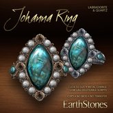 EarthStones Johanna Ring - Labradorite (BOX)