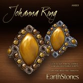 EarthStones Johanna Ring - Amber (BOX)