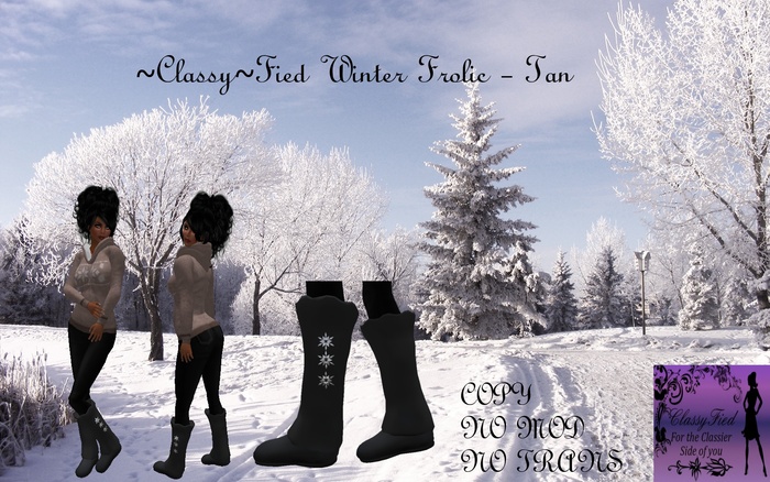 ~Classy~Fied Winter Frolic - Tan