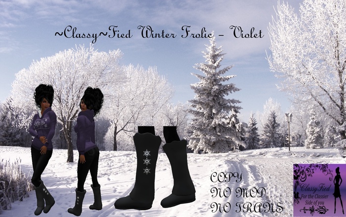 ~Classy~Fied Winter Frolic - Violet