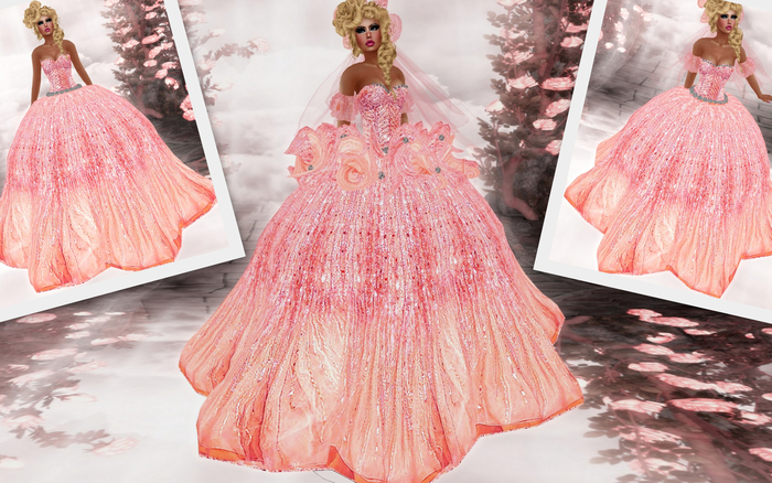 ^^MM^^ Diamond Gown Dusty Pink