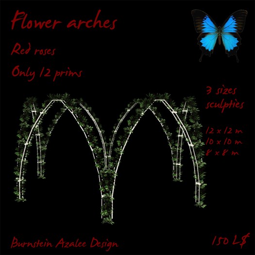 Flower arch - Red Roses