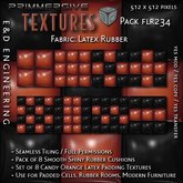 [FLR234] 8 Candy Orange Latex and Black Latex Cushion Textures Orange Latex Textures Vinyl Textures by E&D ENGINEERING