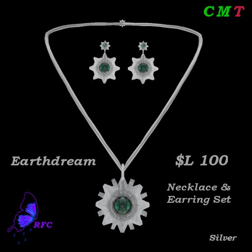 Earthdream Necklace Set - Silver 