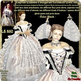 Wunderlich's Black Empress Elisabeth Hungarian Coronation Gown