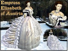 Wunderlich's Blue Empress Elisabeth Hungarian Coronation Gown