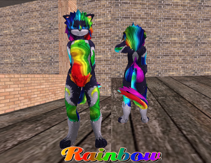 [BG Mod Text] Rainbow Galaxy Male
