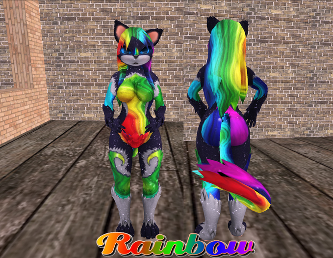 [BG Mod Text] Rainbow Galaxy Female
