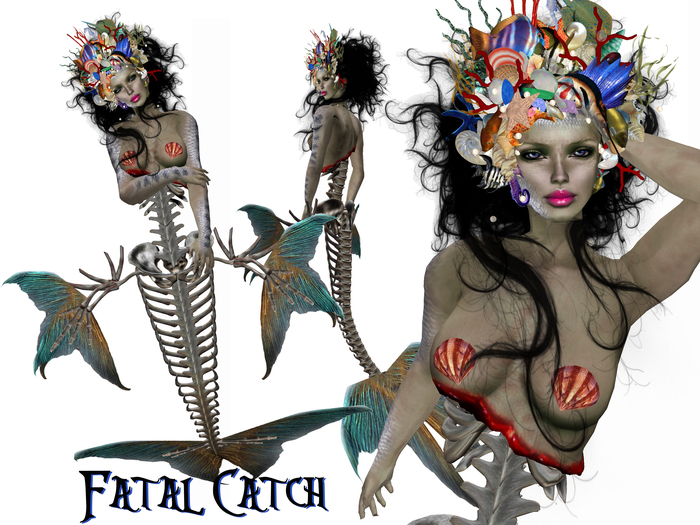 Boudoir -Fatal Catch-Almost dead mermaid