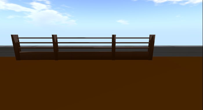 ONE PRIM FENCE ...MOD. COPY  and  RESALE...
