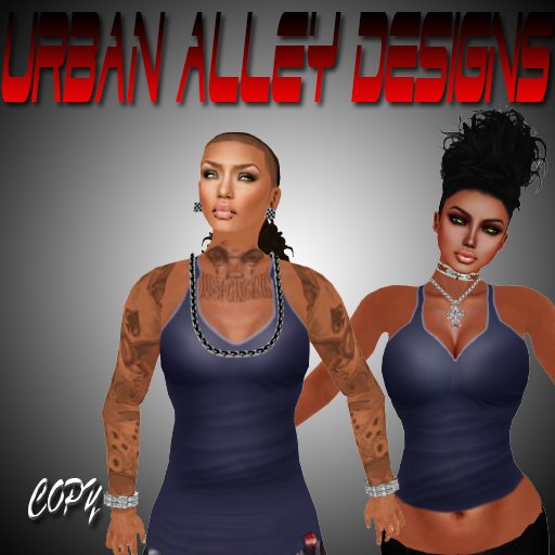 .:UAD:. Female Navy Tank Tops (Boxed) 