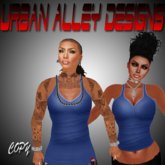 .:UAD:. Female Blue Tank Tops (Boxed) 