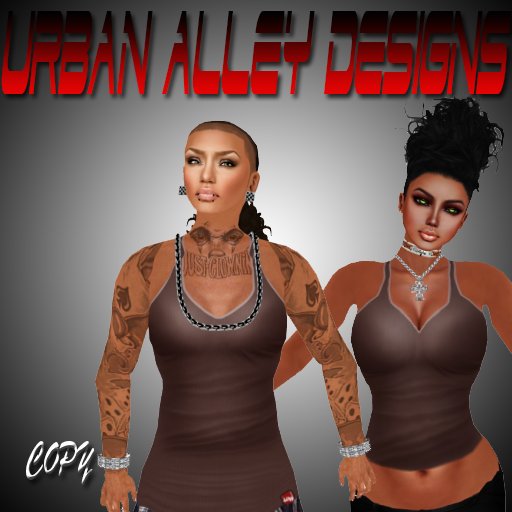 .:UAD:. Female Brown Tank Tops (Boxed) 